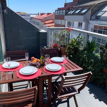 Apartament Penthouse With Terrace And Views Near Oza'S Beach A Coruña Zewnętrze zdjęcie